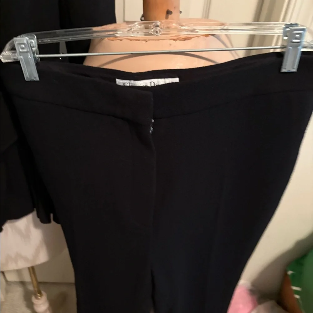 Dior Black Tailored Blazer Classic Suit crepe 8-10 $5200