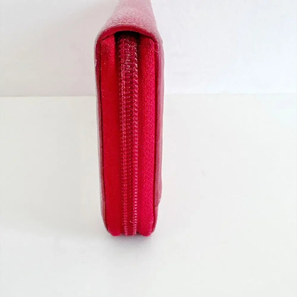 Levenger red leather