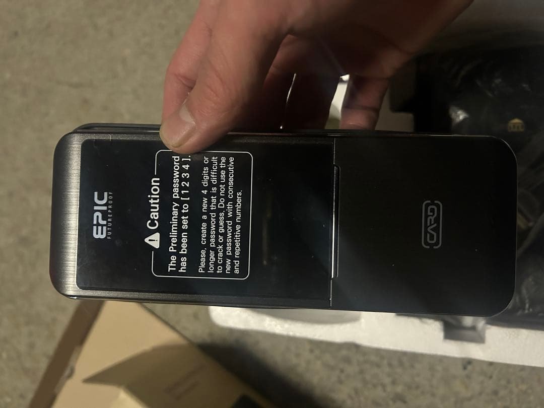 Entrance Auto-Lock EPIC TripleX2 3-Way New Unused Smart Lock